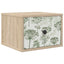 Vægmonteret natbord GOTHA Sonoma-eg 36 x 33 x 25 cm