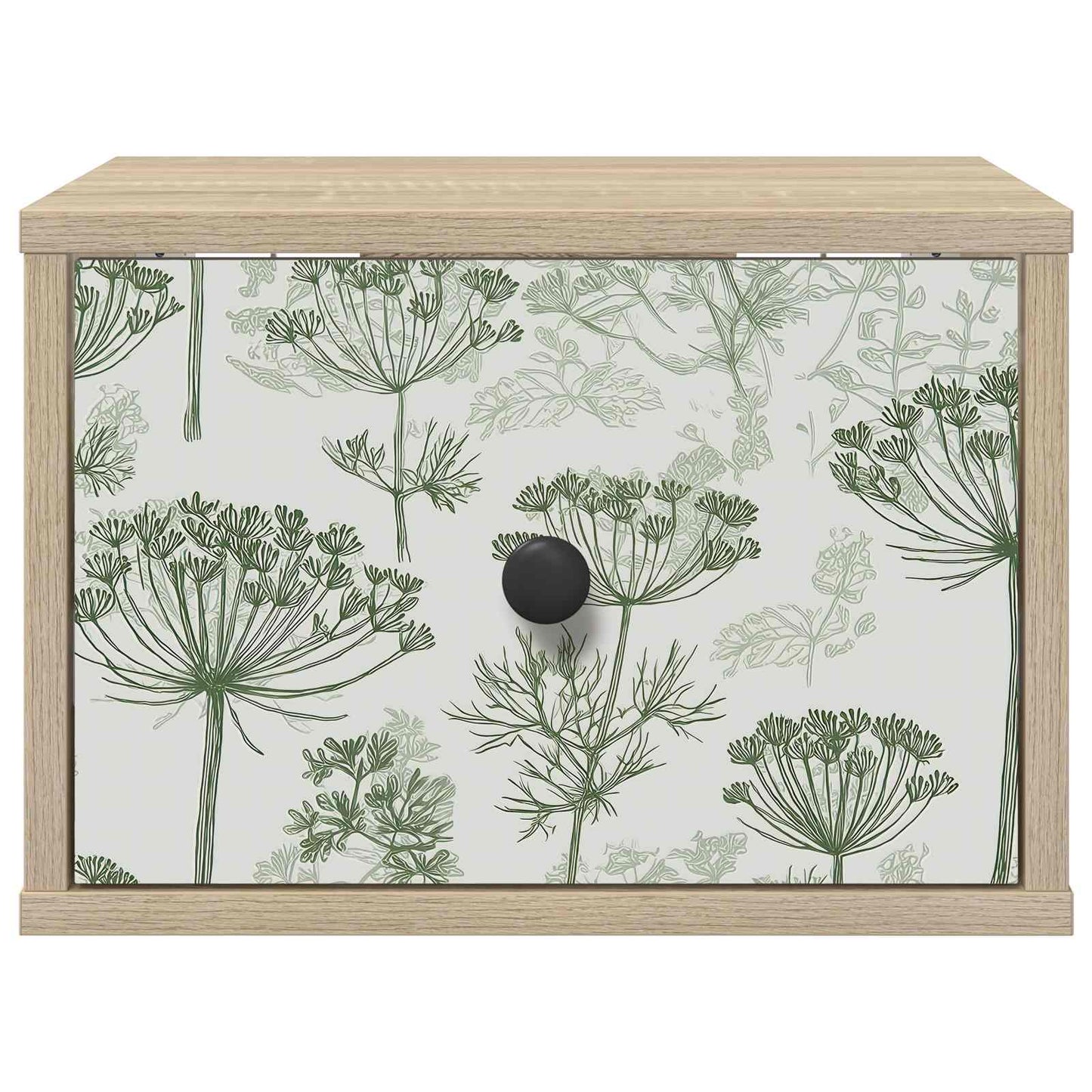 Vægmonteret natbord GOTHA 2 stk. Sonoma-eg 36 x 33 x 25 cm