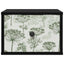 Vægmonteret natbord GOTHA 2 stk. Sort eg 36 x 33 x 25 cm