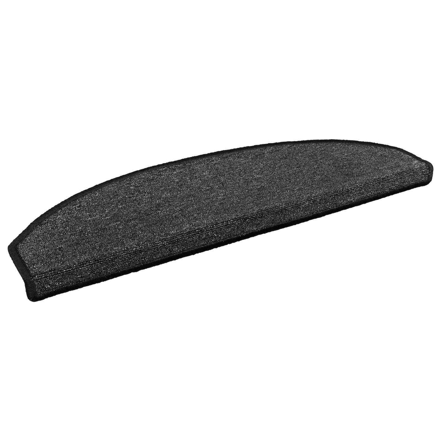 Selvklæbende Trappemåtter 15 pcs Antracit 80 x 24,5 x 3,5 cm
