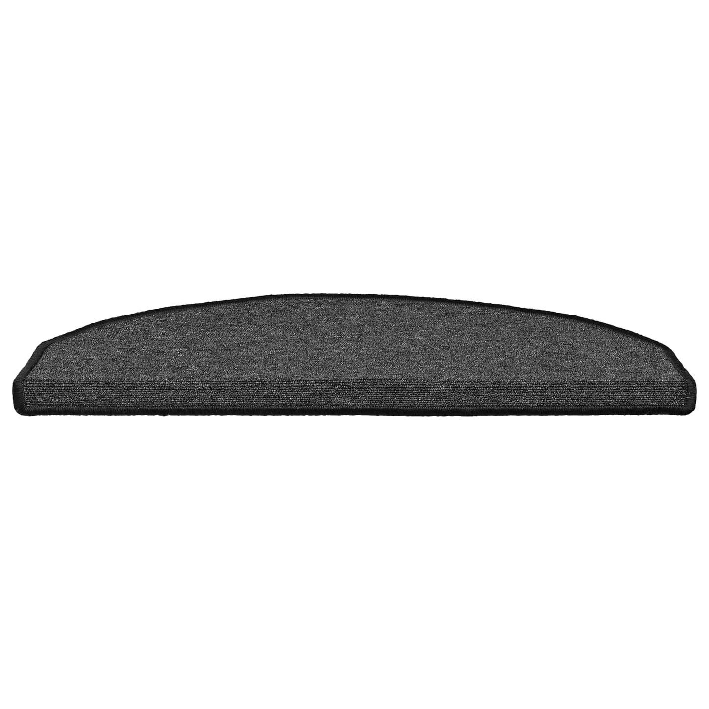 Selvklæbende Trappemåtter 15 pcs Antracit 80 x 24,5 x 3,5 cm