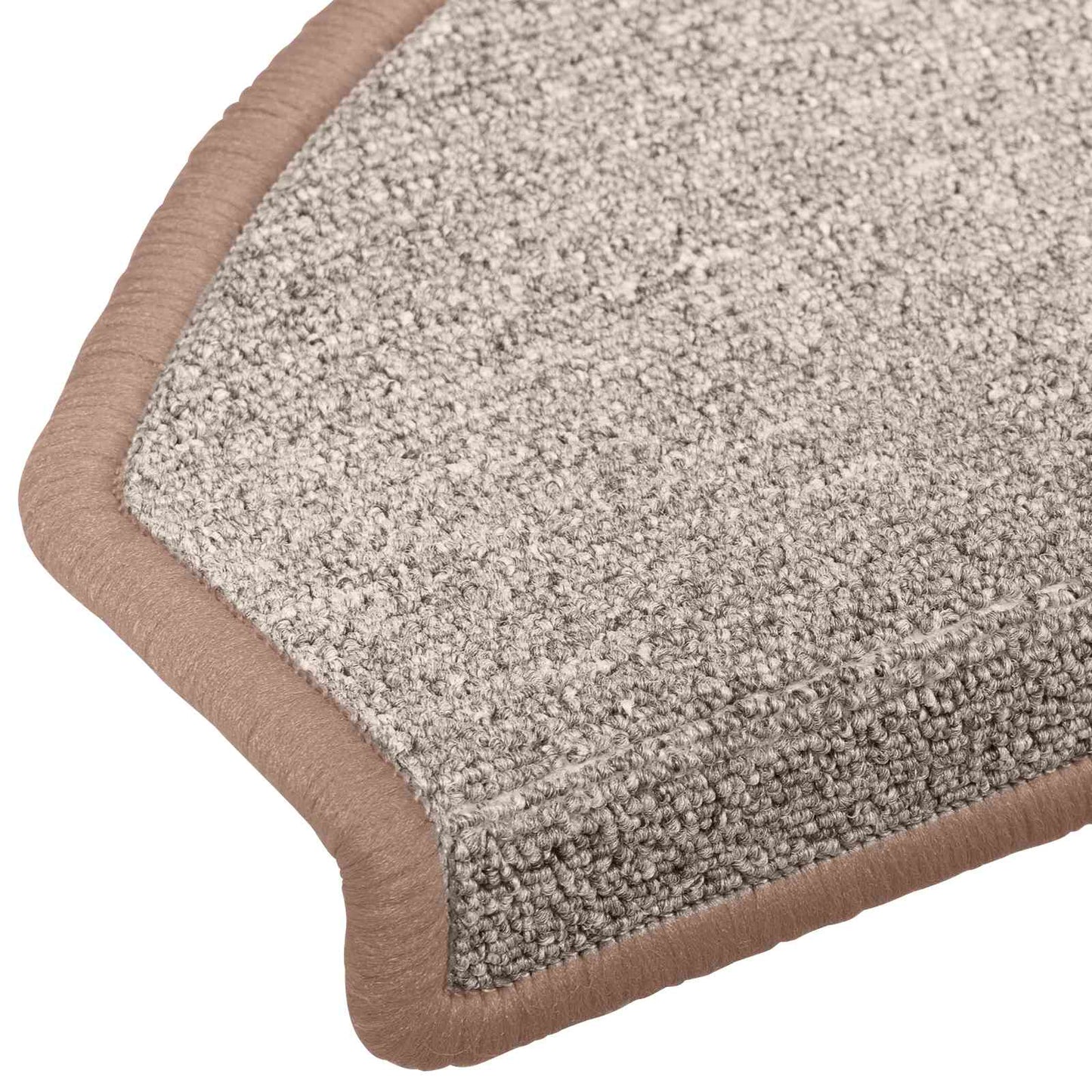 Selvklæbende Trappemåtter 15 pcs Lys Brun 80 x 24,5 x 3,5 cm