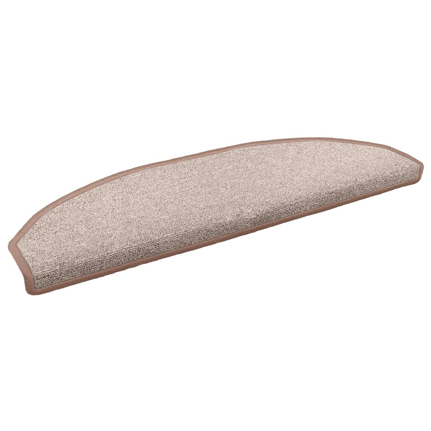 Selvklæbende Trappemåtter 15 pcs Lys Brun 80 x 24,5 x 3,5 cm