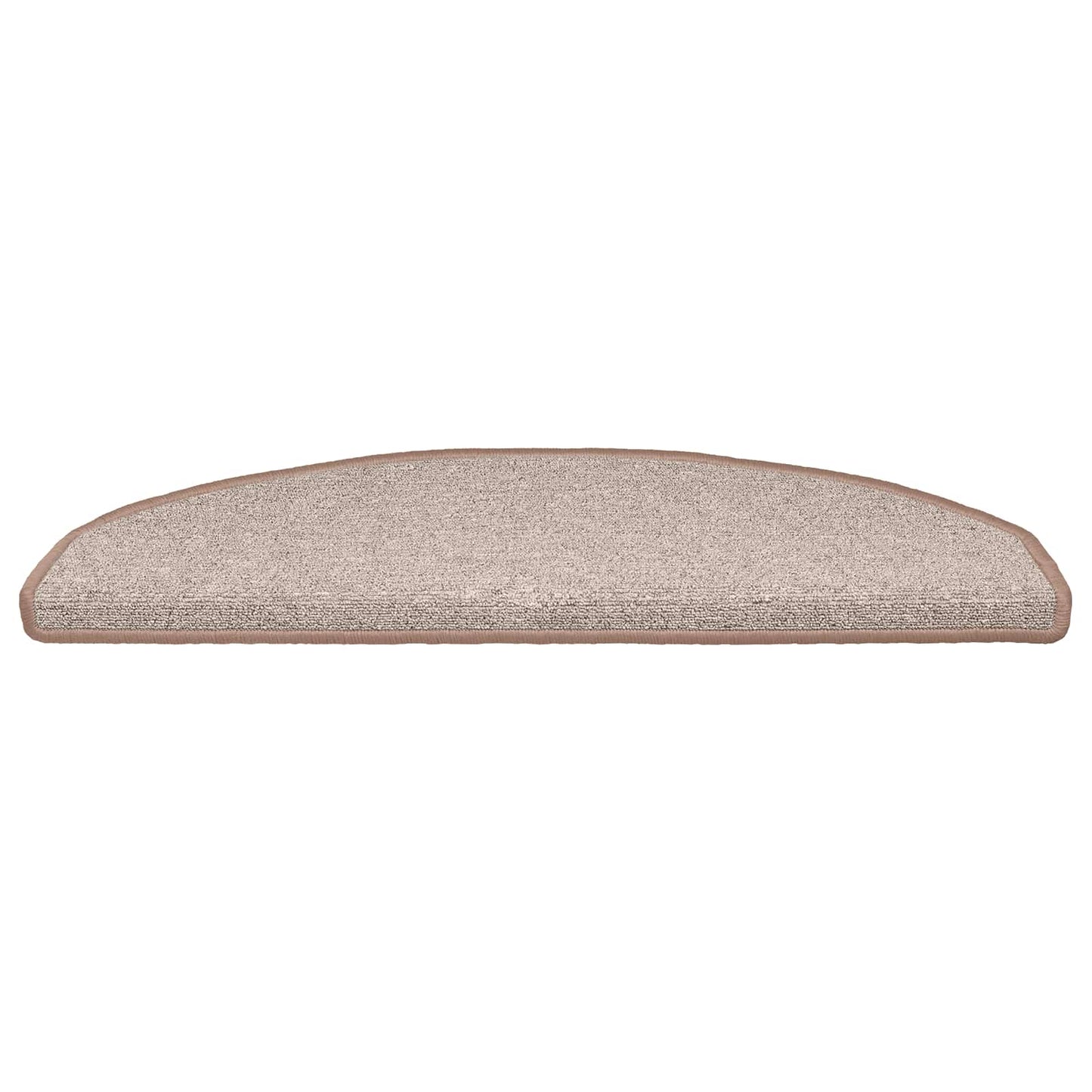 Selvklæbende Trappemåtter 15 pcs Lys Brun 80 x 24,5 x 3,5 cm
