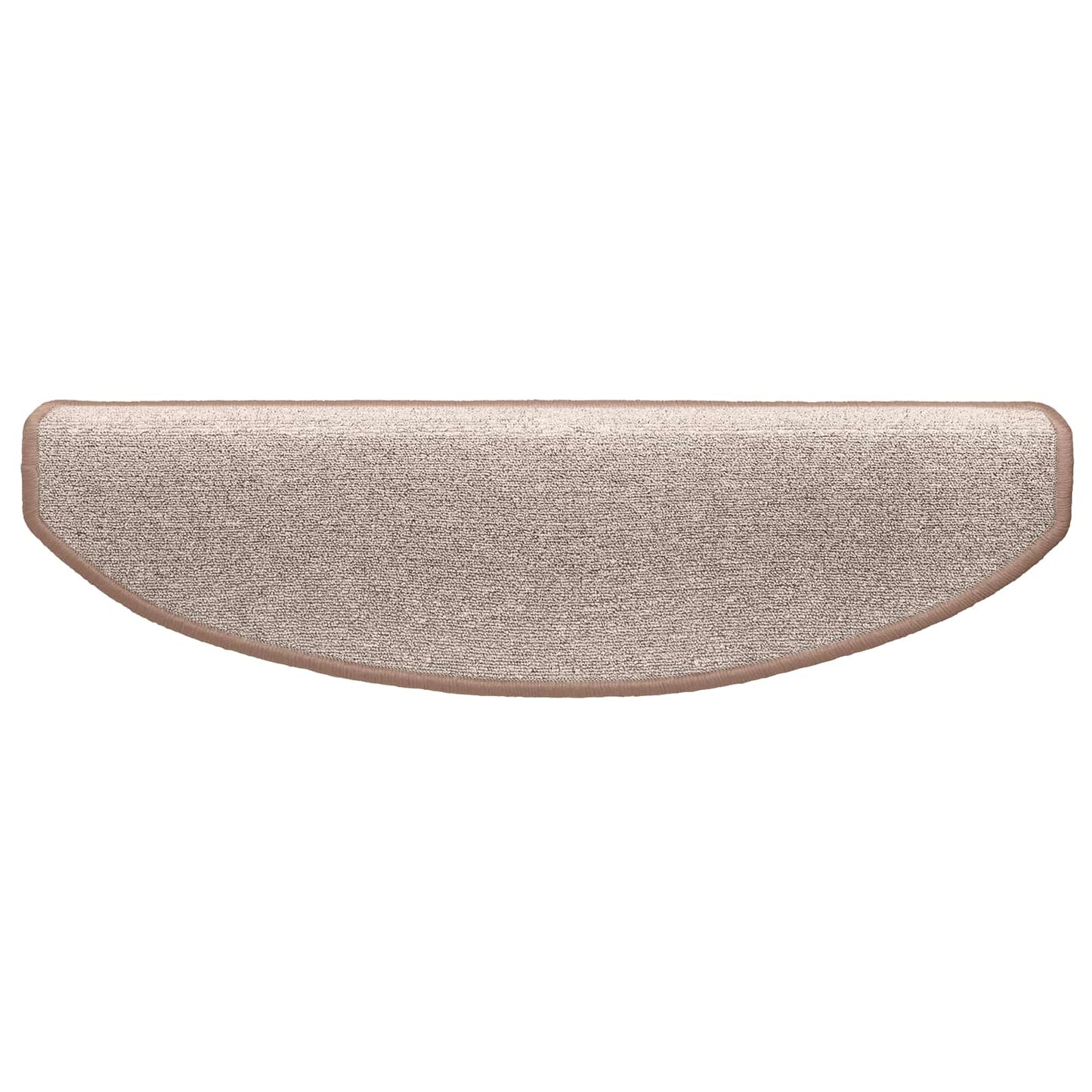 Selvklæbende Trappemåtter 15 pcs Lys Brun 80 x 24,5 x 3,5 cm