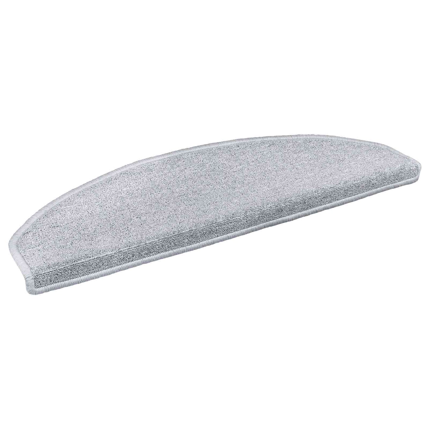 Selvklæbende Trappemåtter 15 pcs Lysegrå 80 x 24,5 x 3,5 cm