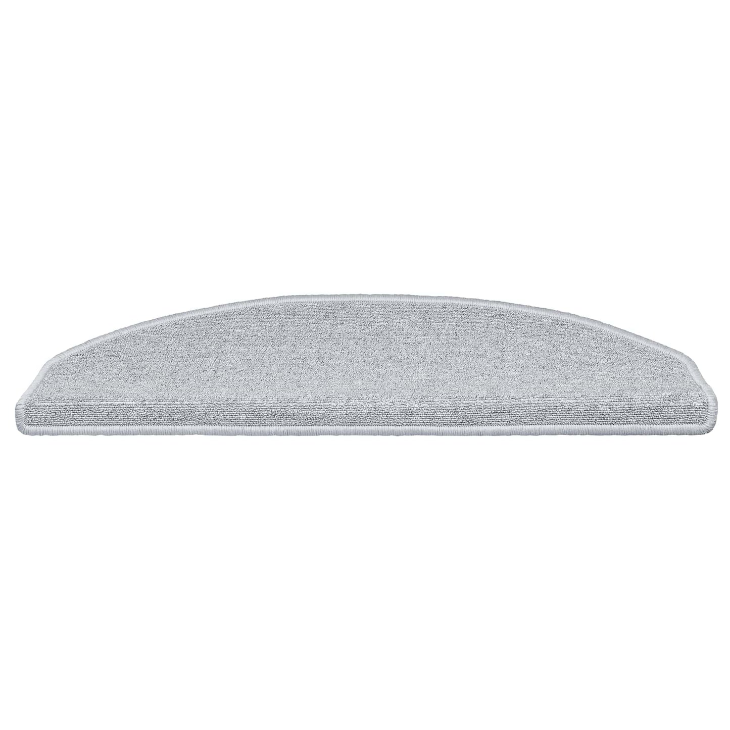 Selvklæbende Trappemåtter 15 pcs Lysegrå 80 x 24,5 x 3,5 cm