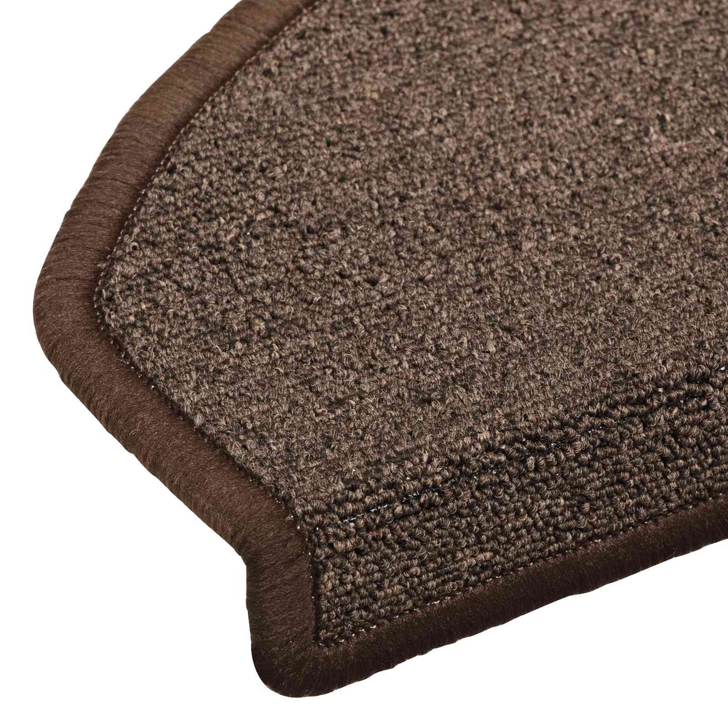 Selvklæbende Trappemåtter 15 pcs Kaffe Brun 80 x 24,5 x 3,5 cm
