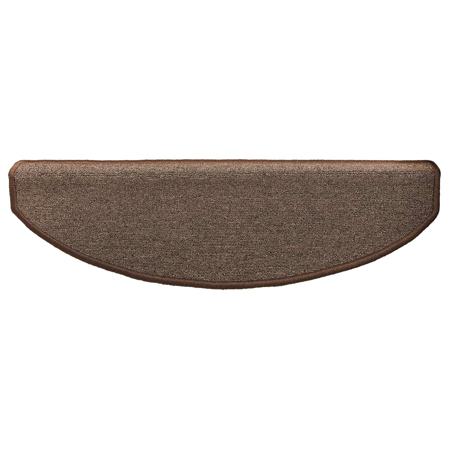 Selvklæbende Trappemåtter 15 pcs Kaffe Brun 80 x 24,5 x 3,5 cm