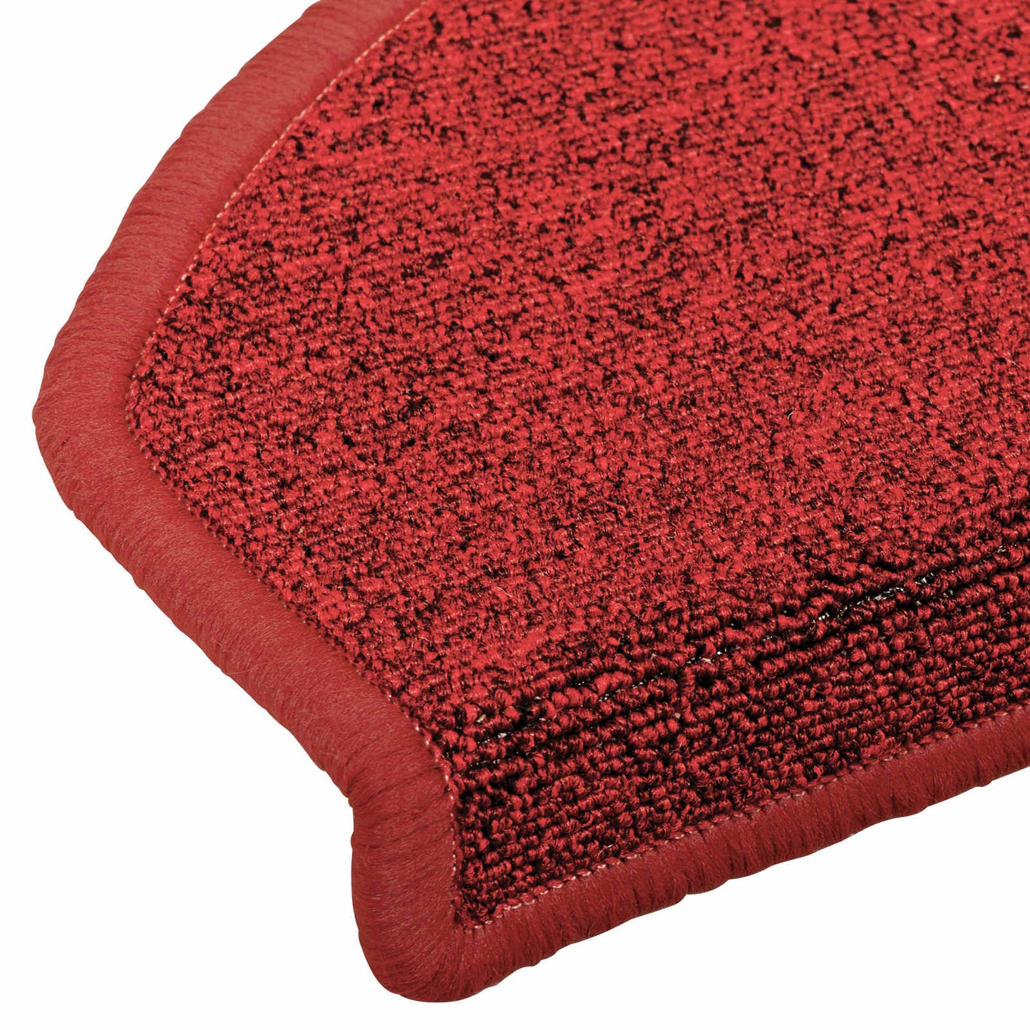 Selvklæbende Trappemåtter 15 pcs Rød 80 x 24,5 x 3,5 cm