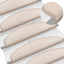 Selvklæbende Trappemåtter 15 pcs Gråbrun 80 x 24,5 x 3,5 cm