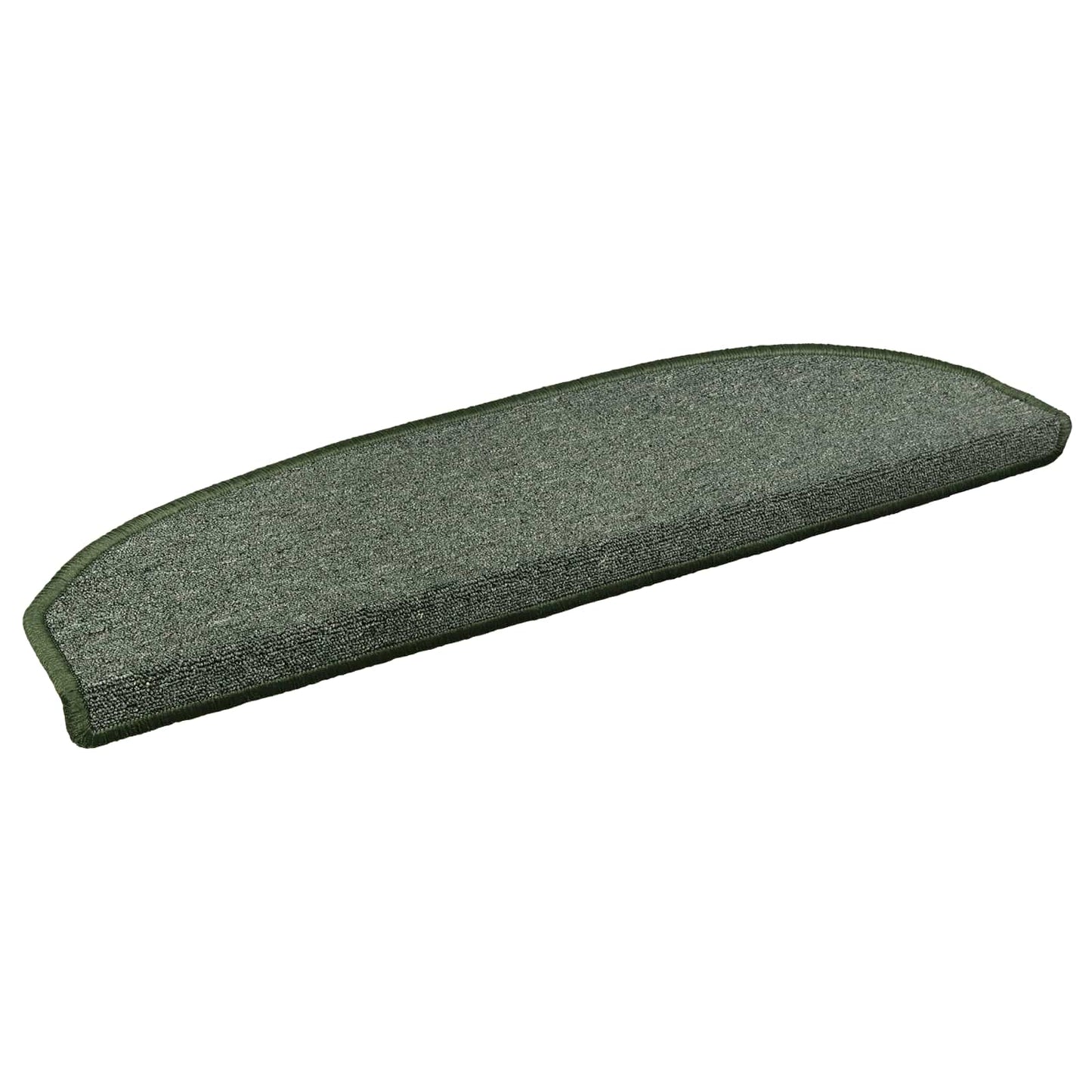 Selvklæbende Trappemåtter 15 pcs Mørkegrøn 80 x 24,5 x 3,5 cm