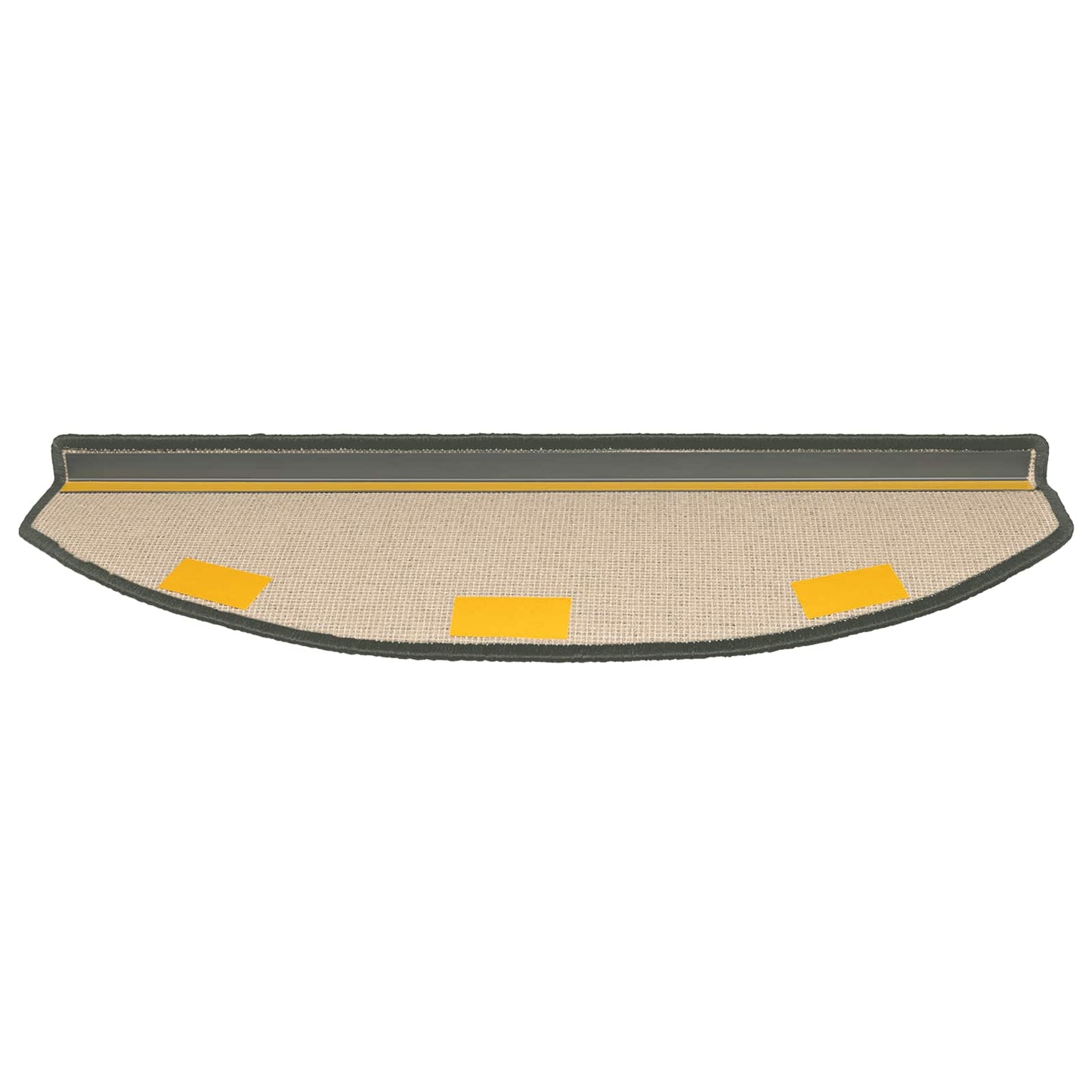 Selvklæbende Trappemåtter 15 pcs Mørkegrøn 80 x 24,5 x 3,5 cm
