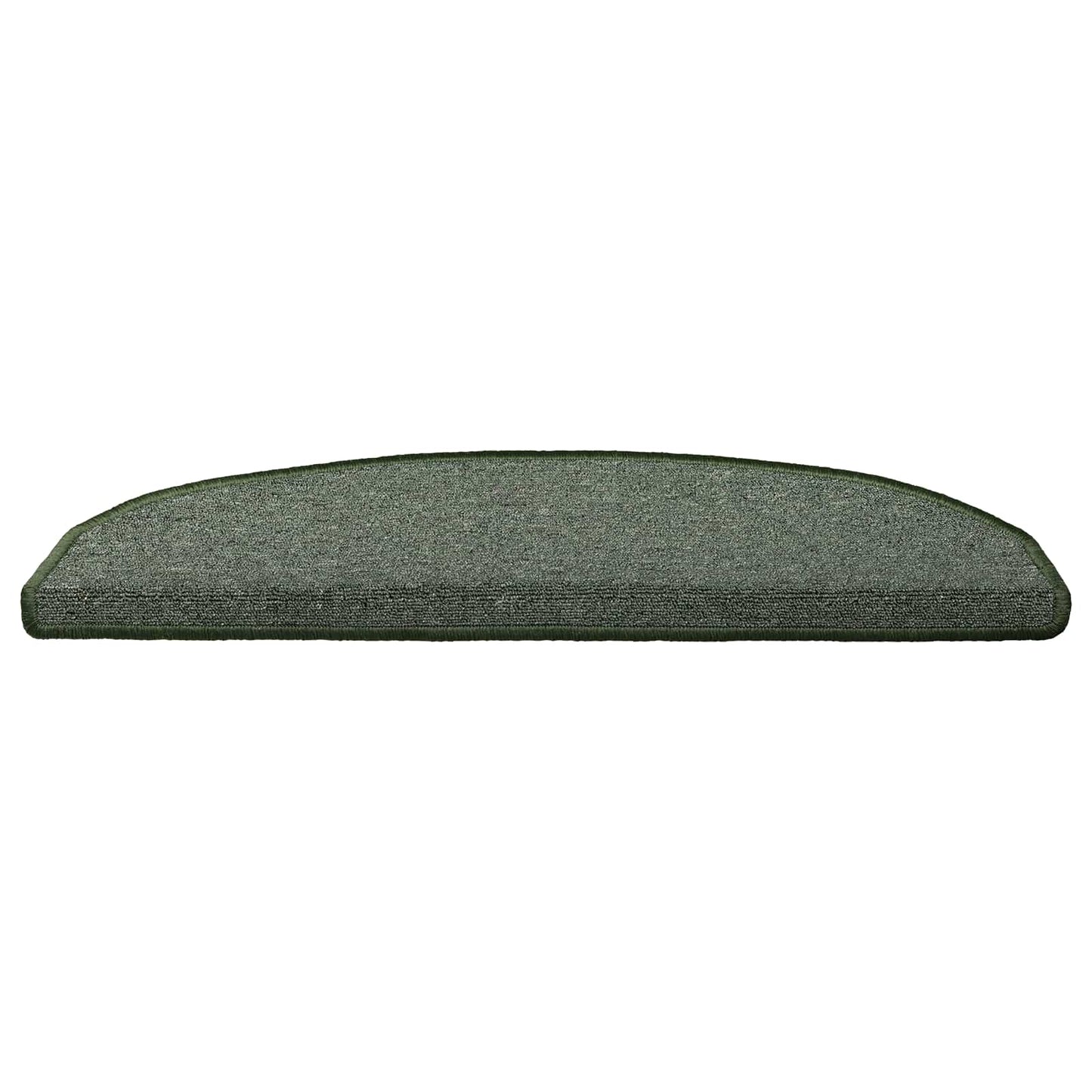 Selvklæbende Trappemåtter 15 pcs Mørkegrøn 80 x 24,5 x 3,5 cm