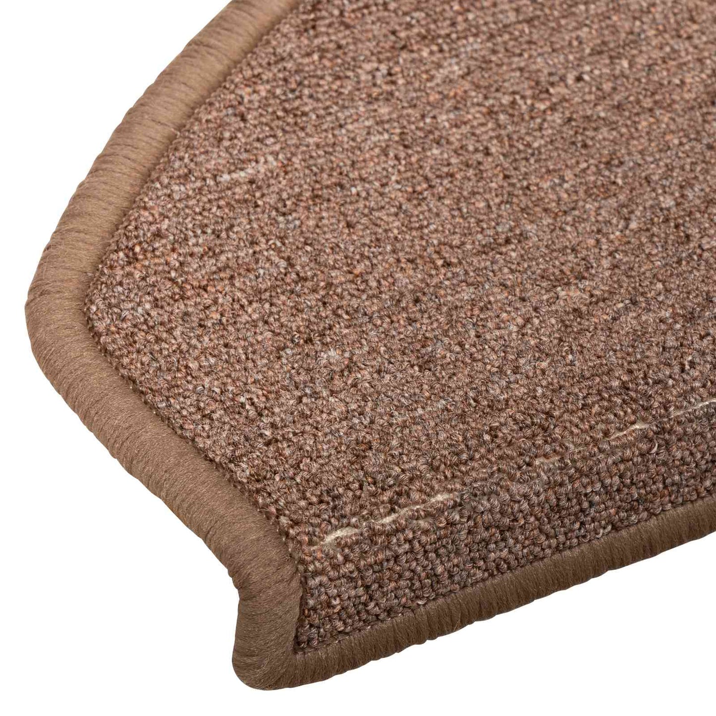 Selvklæbende Trappemåtter 15 pcs Brun 80 x 24,5 x 3,5 cm