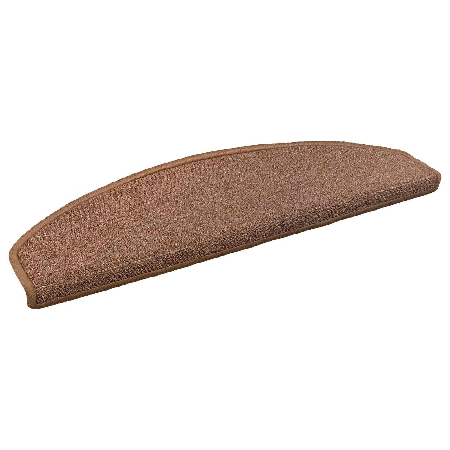 Selvklæbende Trappemåtter 15 pcs Brun 80 x 24,5 x 3,5 cm
