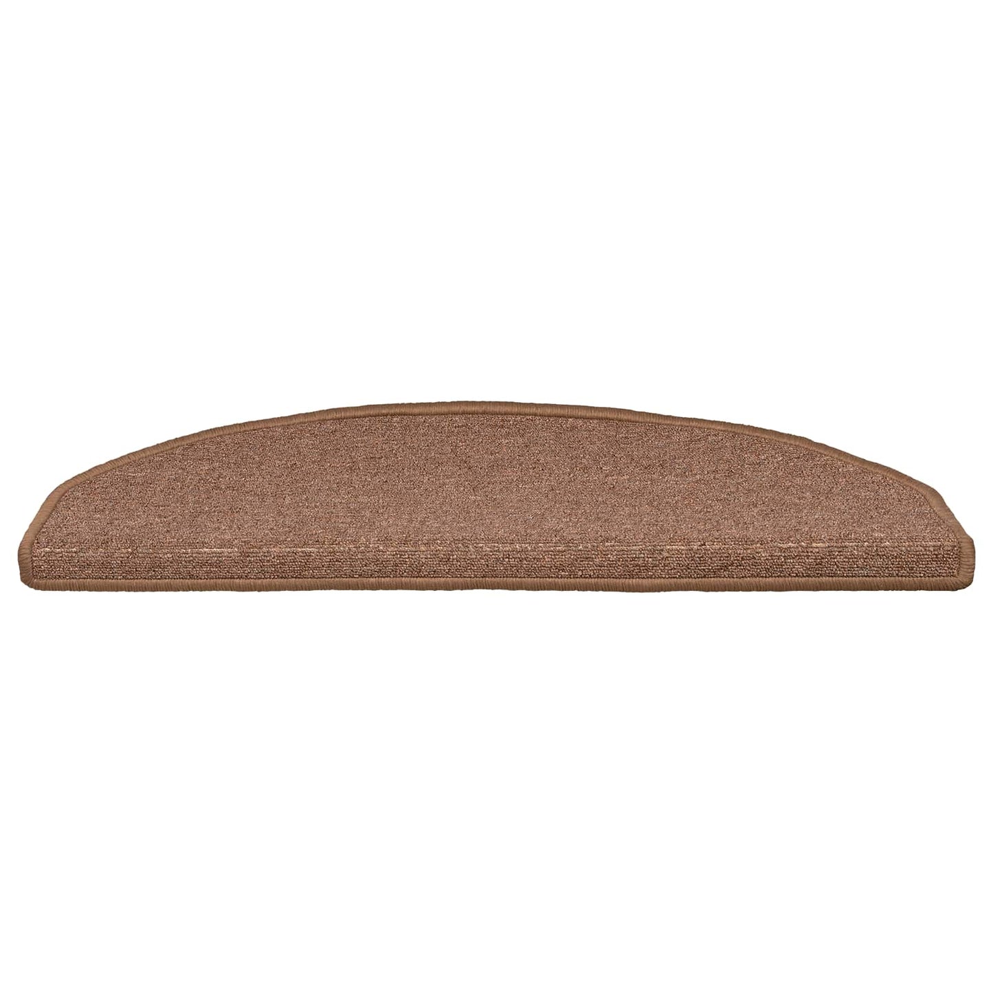 Selvklæbende Trappemåtter 15 pcs Brun 80 x 24,5 x 3,5 cm