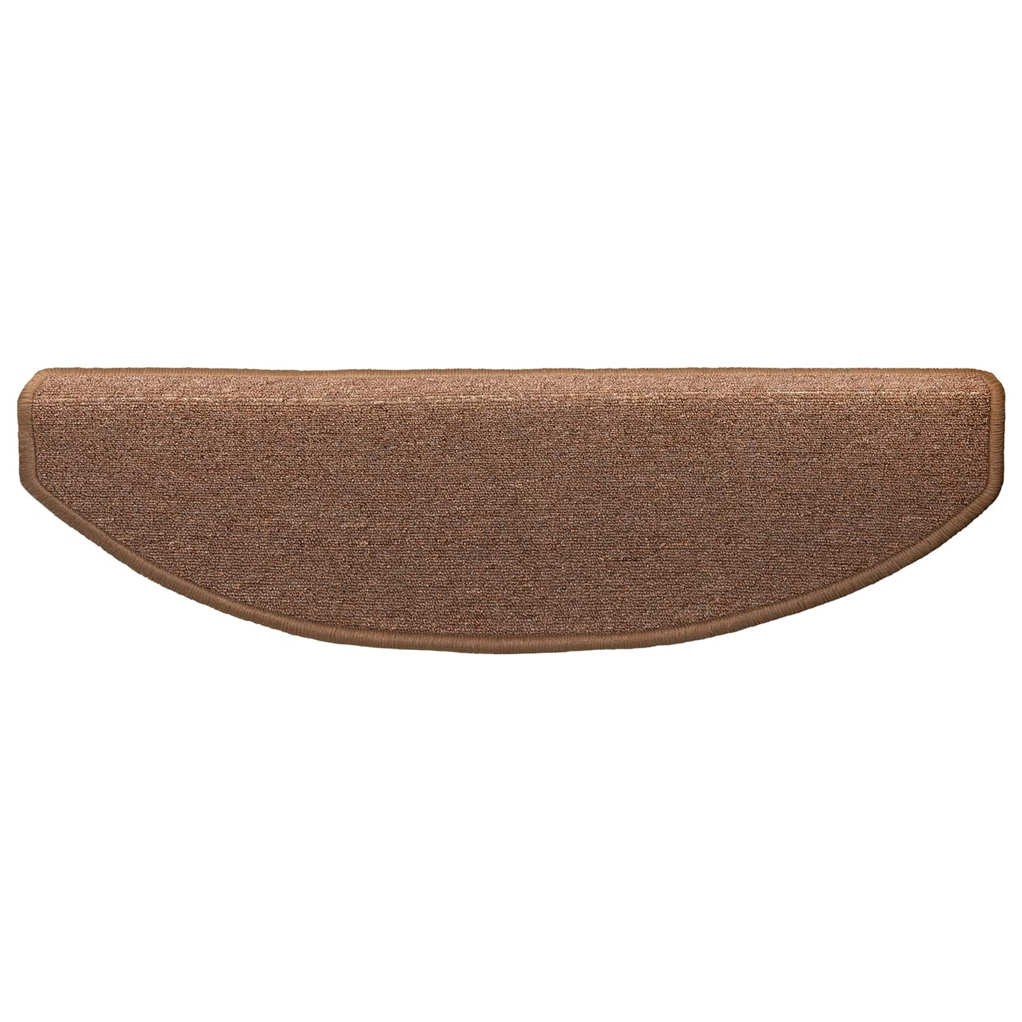 Selvklæbende Trappemåtter 15 pcs Brun 80 x 24,5 x 3,5 cm