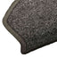 Selvklæbende Trappemåtter 15 pcs Mørkegrå 80 x 24,5 x 3,5 cm