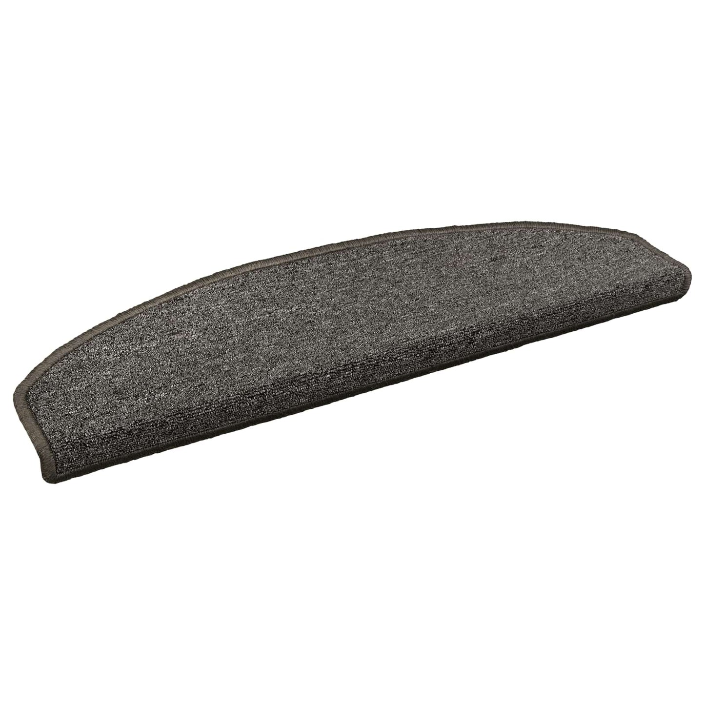 Selvklæbende Trappemåtter 15 pcs Mørkegrå 80 x 24,5 x 3,5 cm