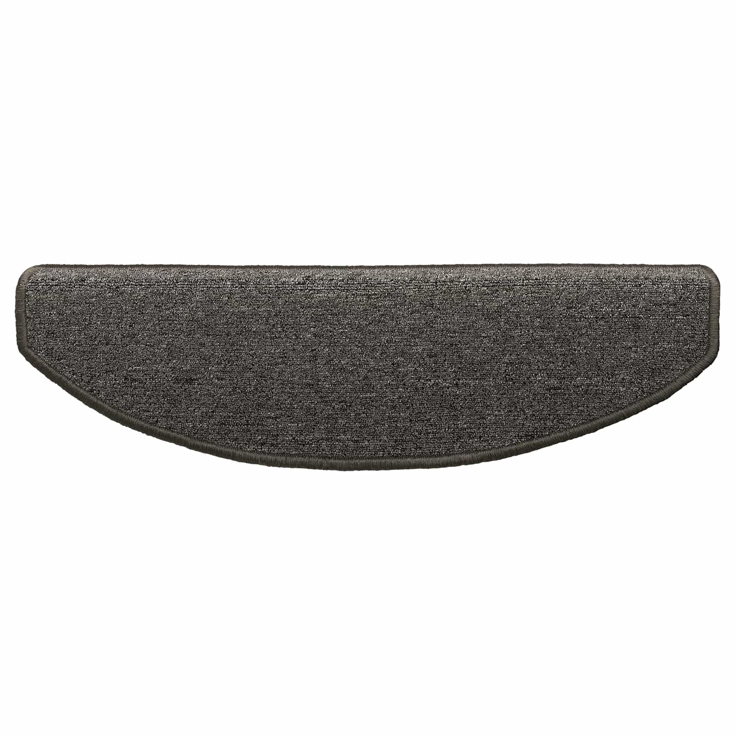 Selvklæbende Trappemåtter 15 pcs Mørkegrå 80 x 24,5 x 3,5 cm