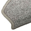 Selvklæbende Trappemåtter 15 pcs Lysegrå 80 x 24,5 x 3,5 cm