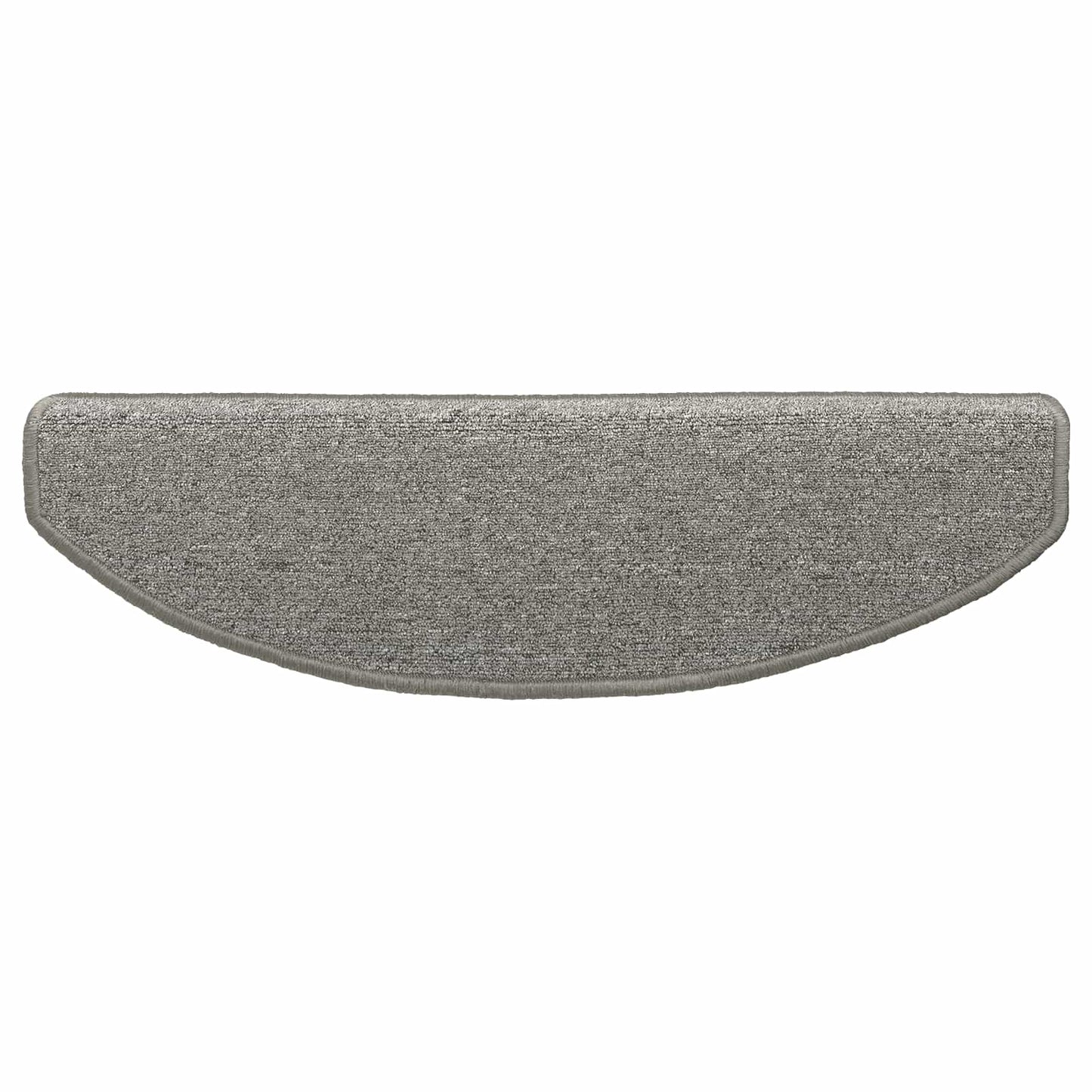 Selvklæbende Trappemåtter 15 pcs Lysegrå 80 x 24,5 x 3,5 cm