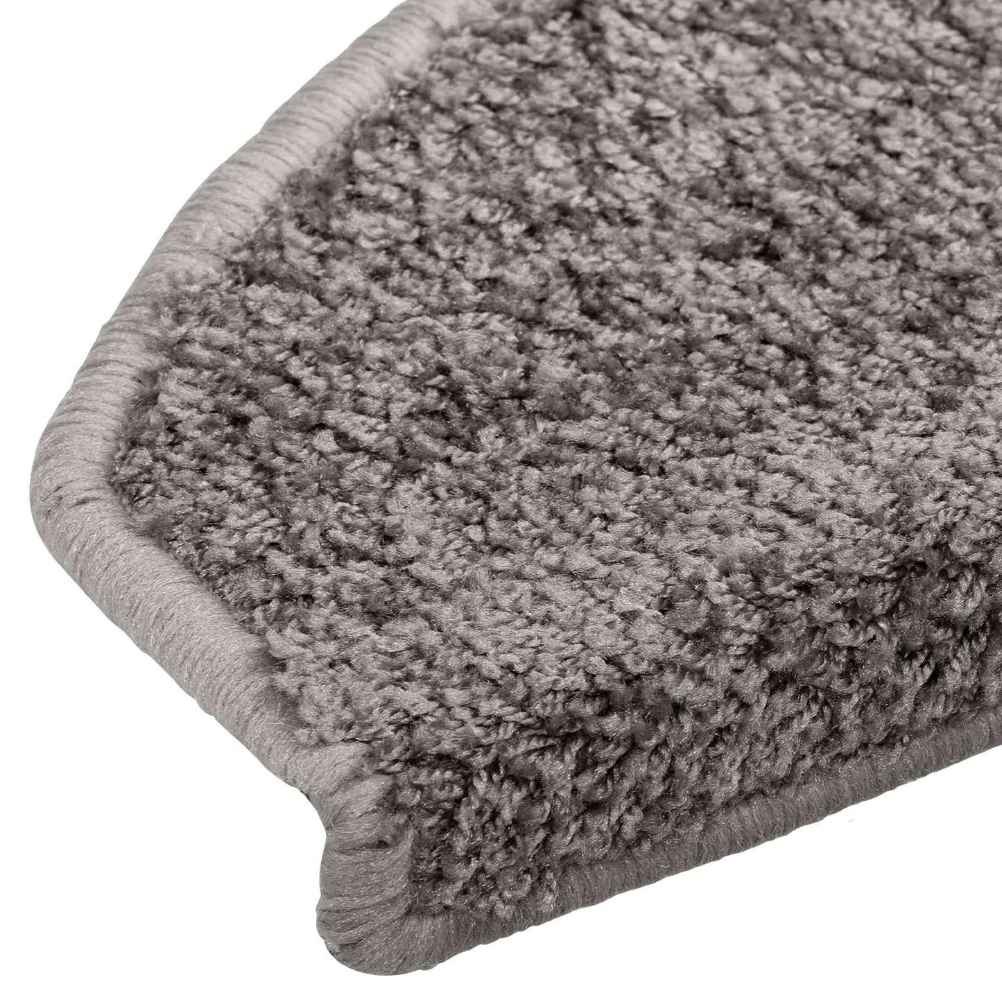 Selvklæbende Trappemåtter 15 pcs Grå 80 x 24,5 x 3,5 cm