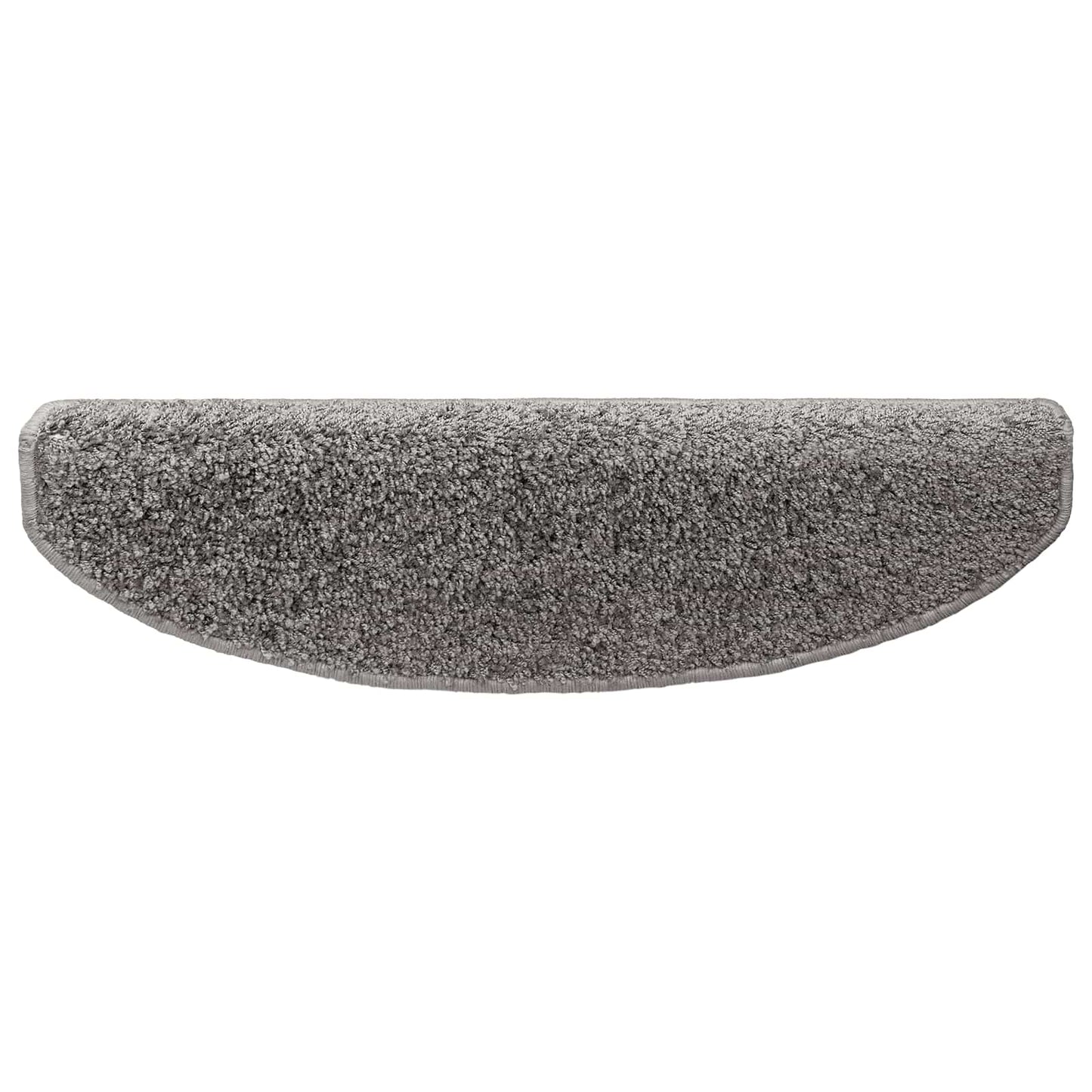 Selvklæbende Trappemåtter 15 pcs Grå 80 x 24,5 x 3,5 cm
