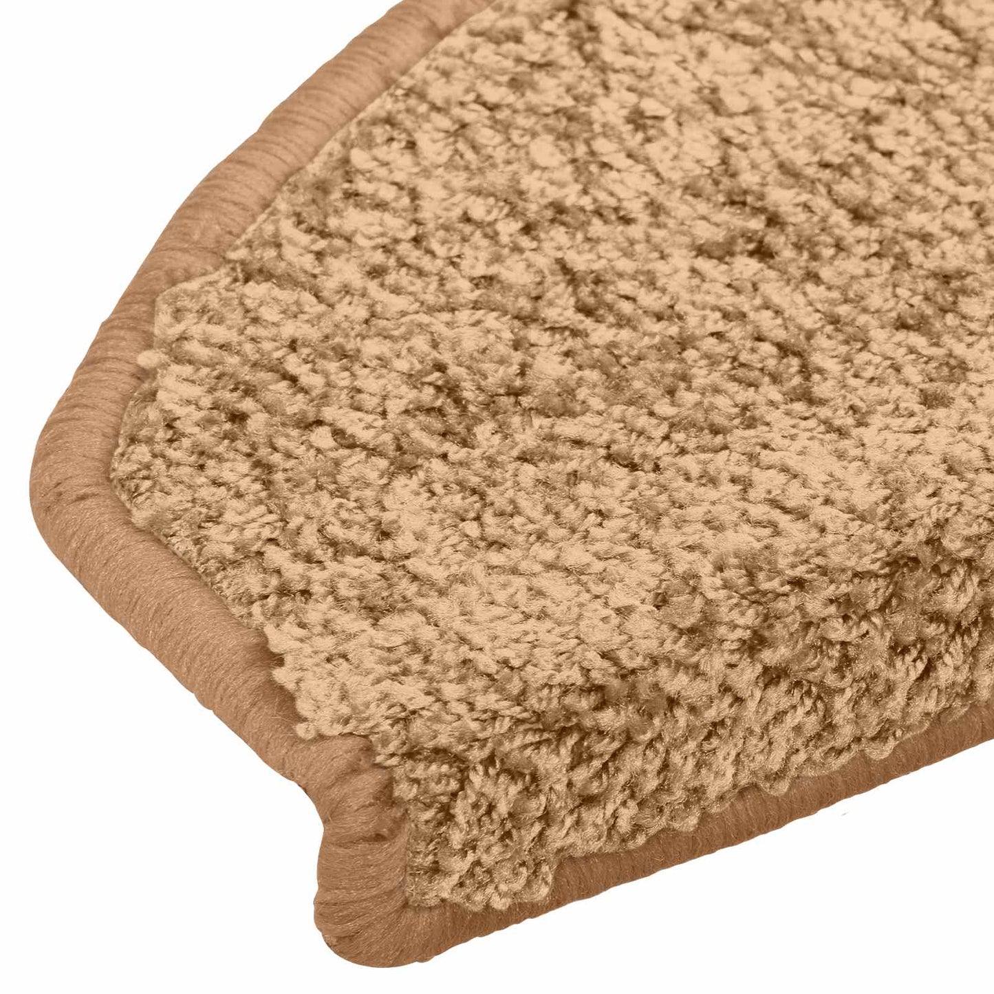 Selvklæbende Trappemåtter 15 pcs Beige 80 x 24,5 x 3,5 cm