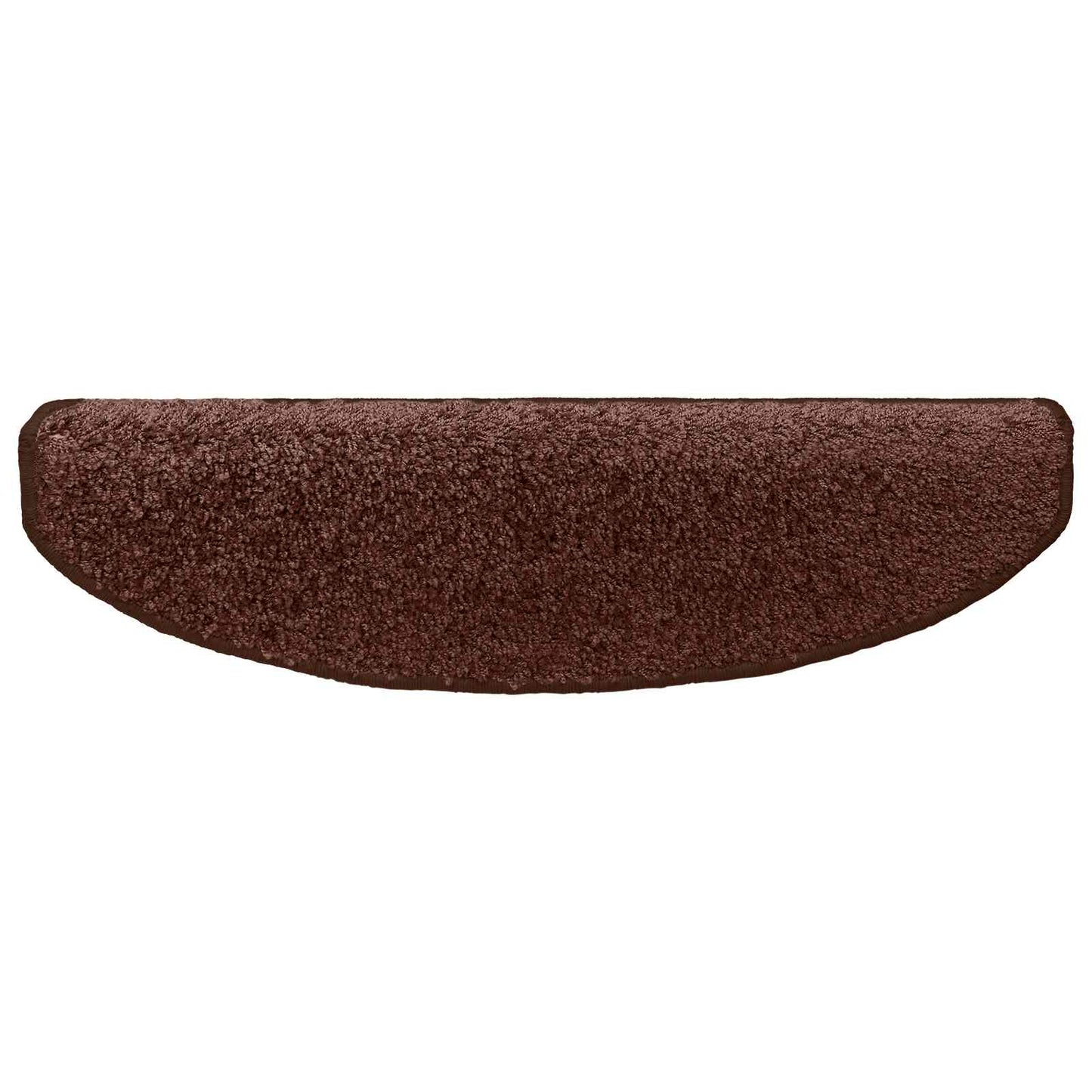 Selvklæbende Trappemåtter 15 pcs Brun 80 x 24,5 x 3,5 cm