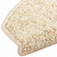 Selvklæbende Trappemåtter 15 pcs Lys Brun 80 x 24,5 x 3,5 cm