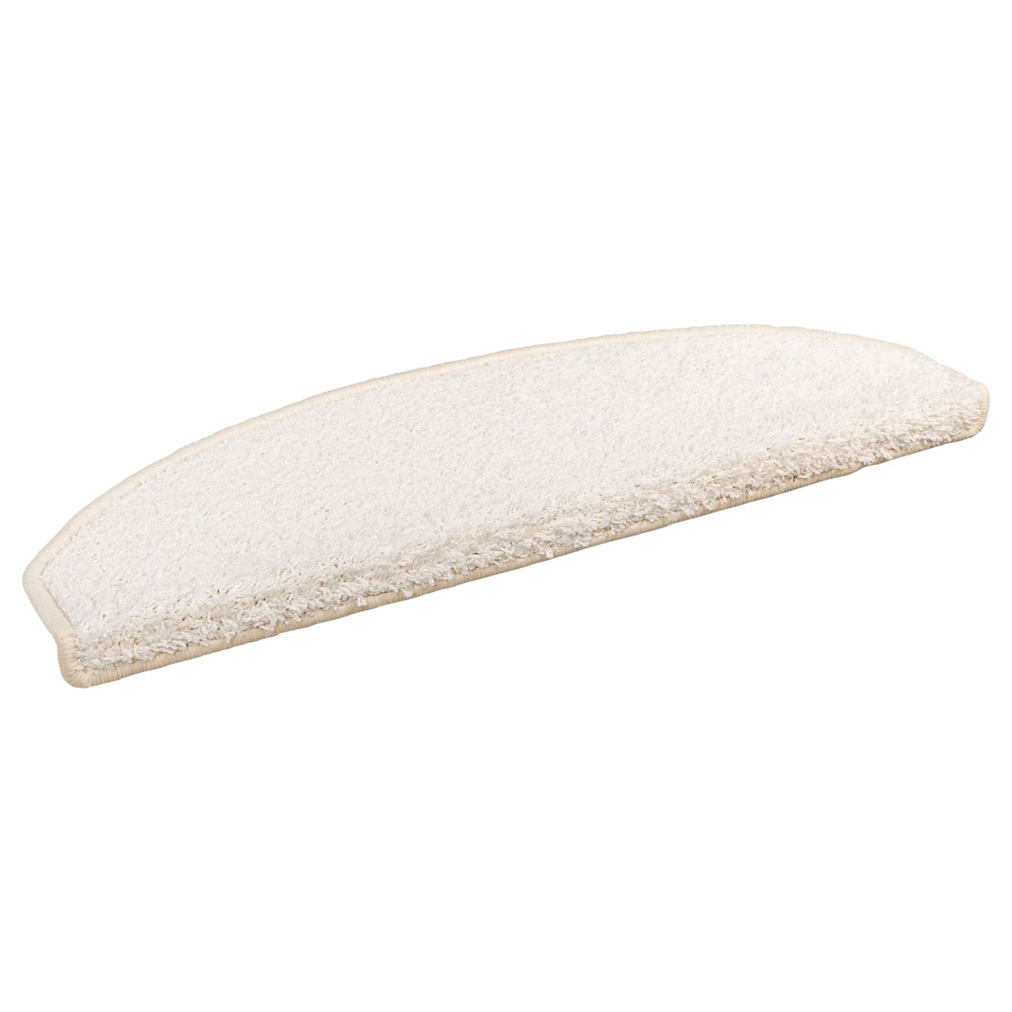 Selvklæbende Trappemåtter 15 pcs Hvid 80 x 24,5 x 3,5 cm