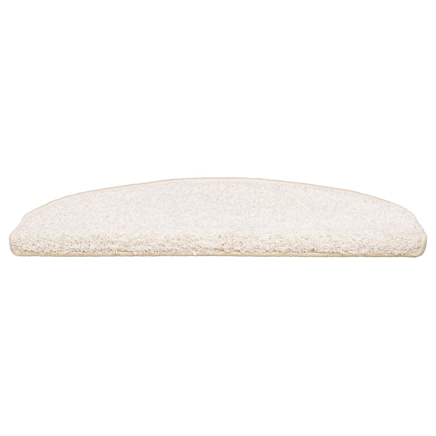 Selvklæbende Trappemåtter 15 pcs Hvid 80 x 24,5 x 3,5 cm