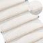 Selvklæbende Trappemåtter 15 pcs Hvid 80 x 24,5 x 3,5 cm