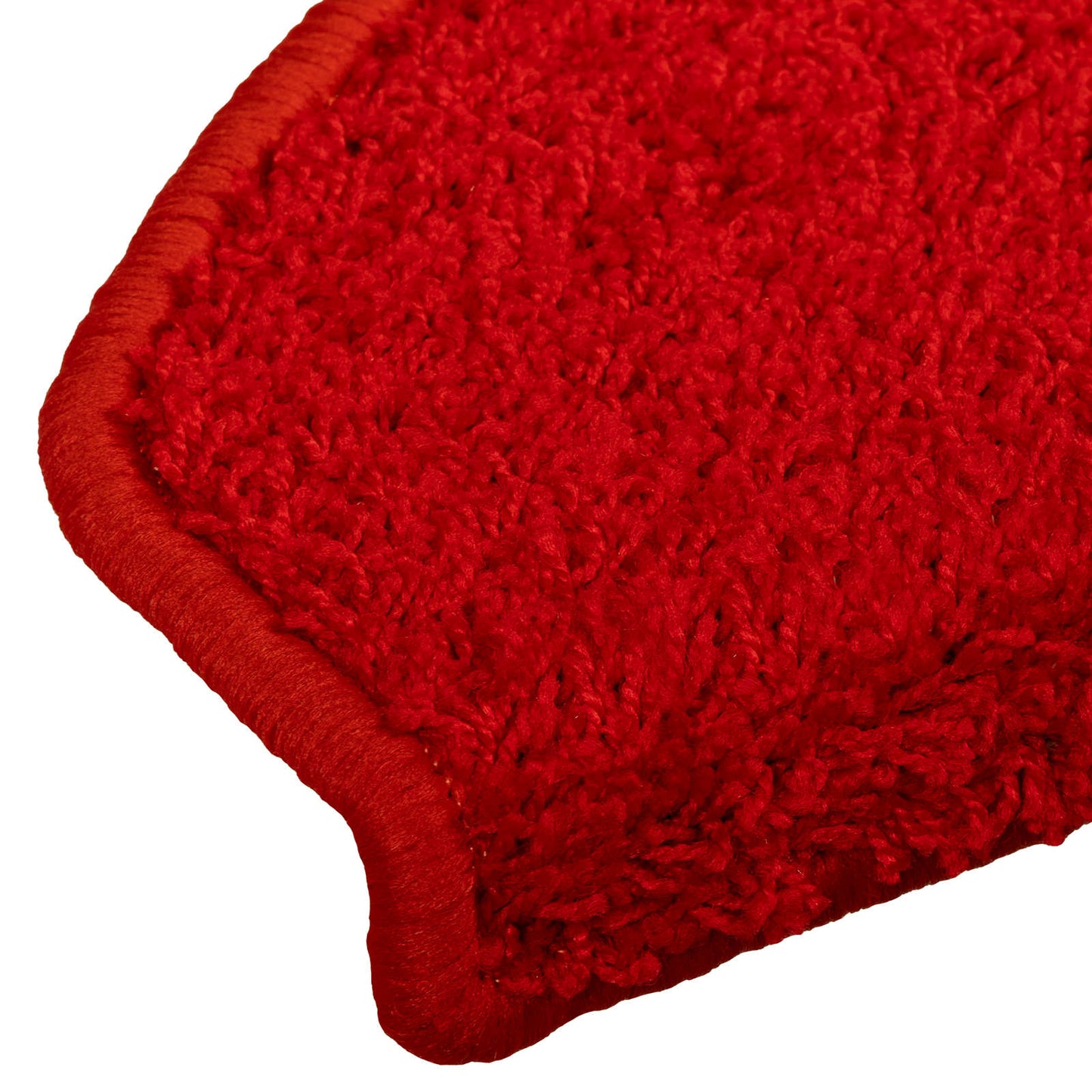 Selvklæbende Trappemåtter 15 pcs Rød 80 x 24,5 x 3,5 cm
