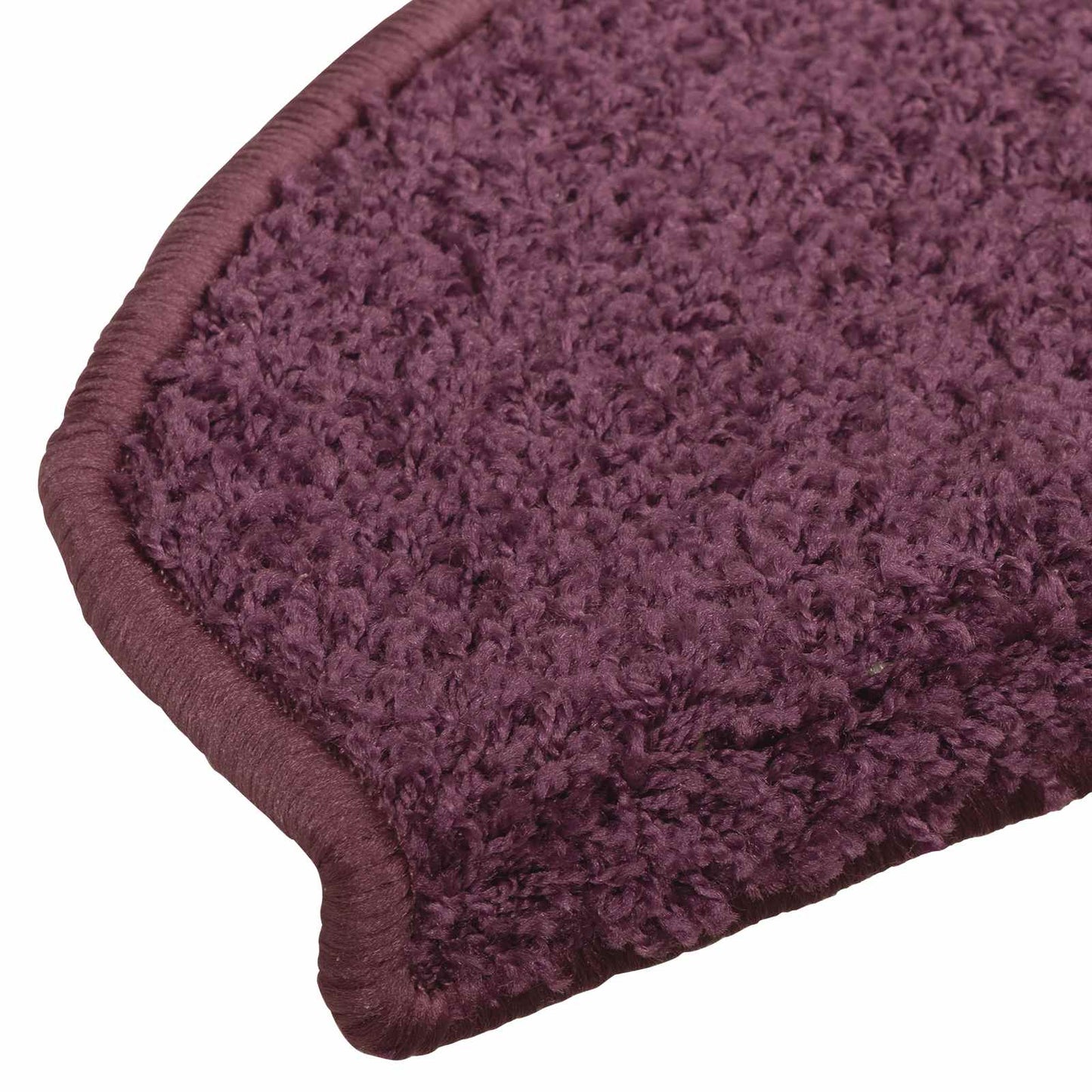 Selvklæbende Trappemåtter 15 pcs Mørk lilla 80 x 24,5 x 3,5 cm