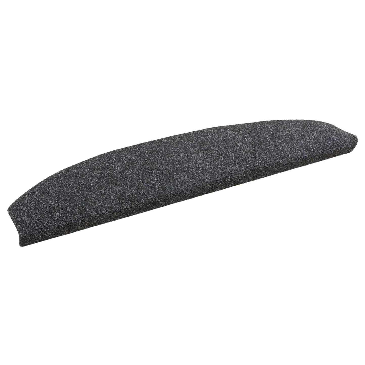 Selvklæbende Trappemåtter 15 pcs Mørkegrå 80 x 24,5 x 3,5 cm