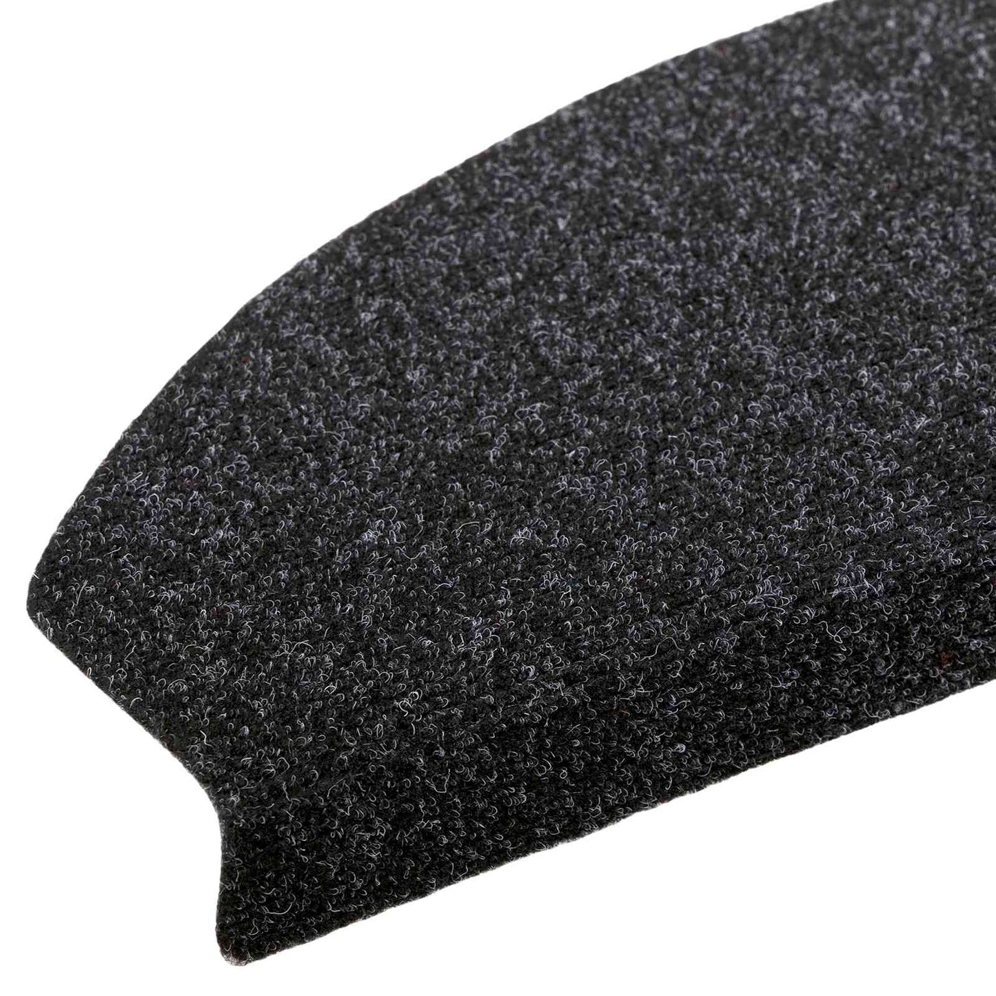 Selvklæbende Trappemåtter 15 pcs Sort 80 x 24,5 x 3,5 cm
