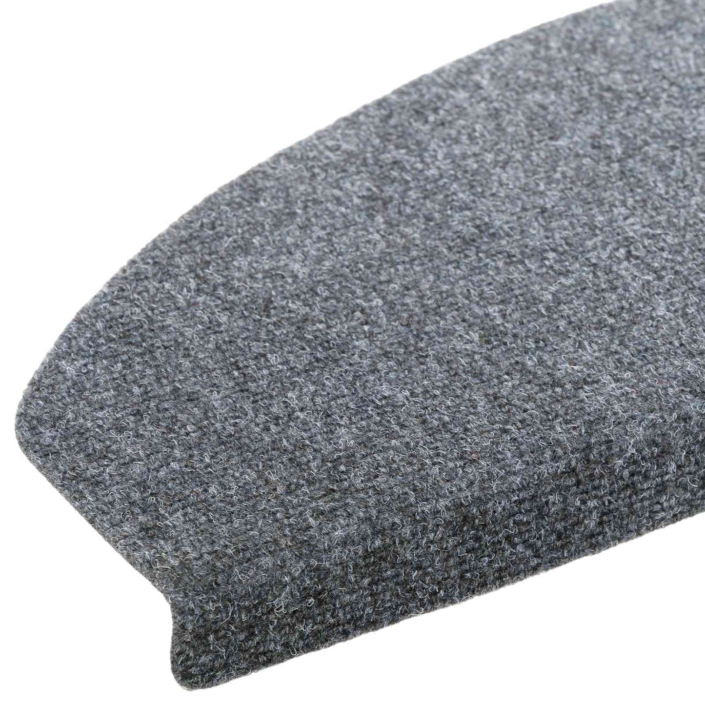 Selvklæbende Trappemåtter 15 pcs Lysegrå 80 x 24,5 x 3,5 cm