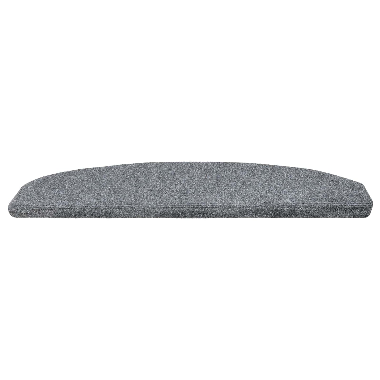 Selvklæbende Trappemåtter 15 pcs Lysegrå 80 x 24,5 x 3,5 cm