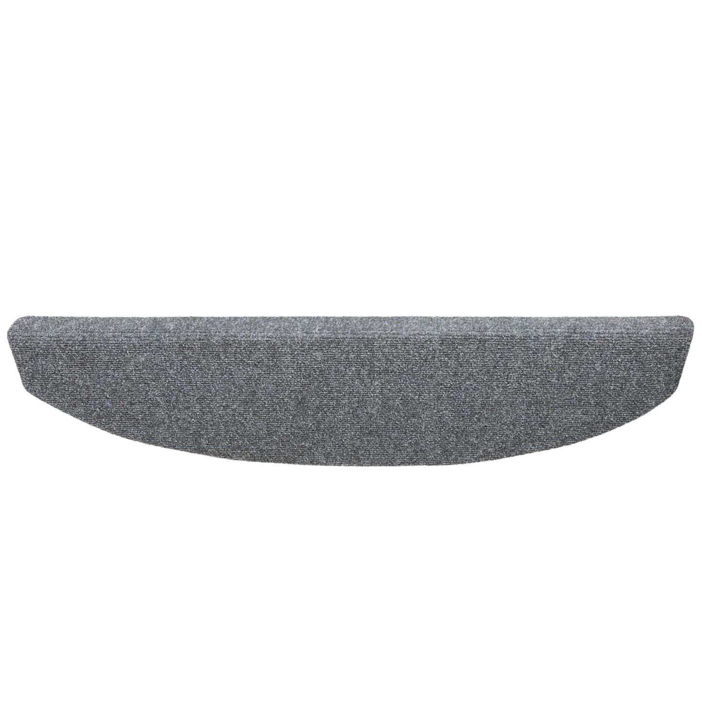 Selvklæbende Trappemåtter 15 pcs Lysegrå 80 x 24,5 x 3,5 cm