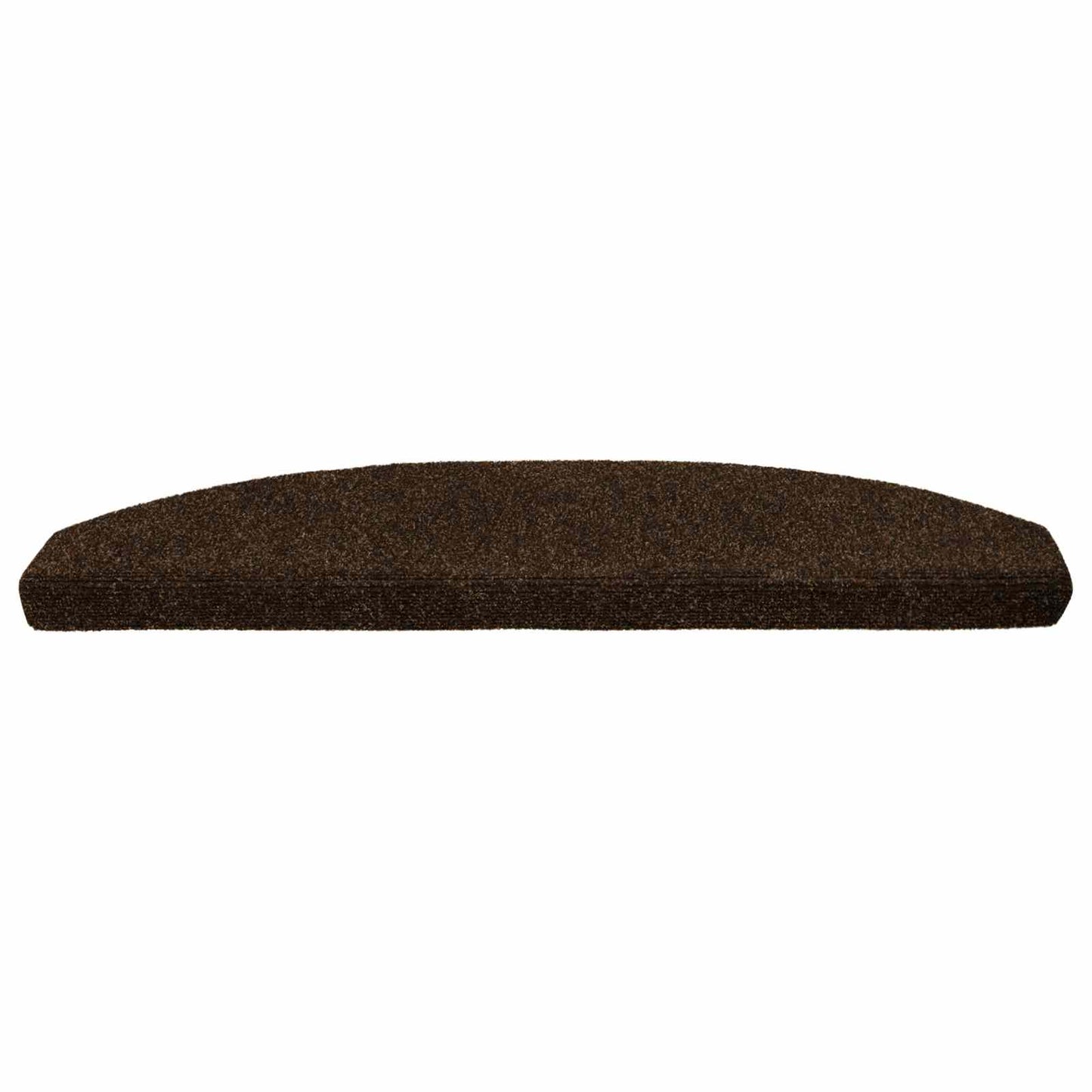 Selvklæbende Trappemåtter 15 pcs Brun 80 x 24,5 x 3,5 cm