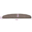 Selvklæbende Trappemåtter 15 pcs Mokka 80 x 24,5 x 3,5 cm
