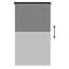 Udeterrasse Rullegardin UV Beskyttelse Antracit Polyester