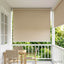 Udeterrasse Rullegardin UV Beskyttelse Beige Polyester