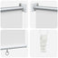 Udeterrasse Rullegardin UV Beskyttelse Hvid 85 x 140 cm (B x H)