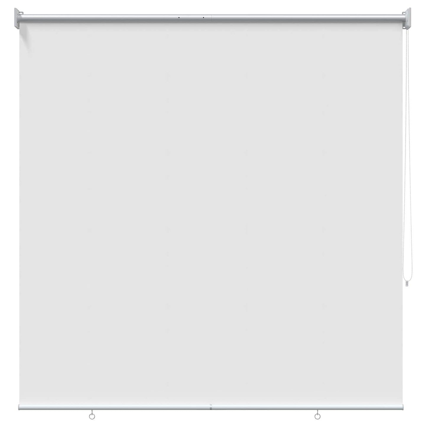 Udeterrasse Rullegardin UV Beskyttelse Hvid Polyester