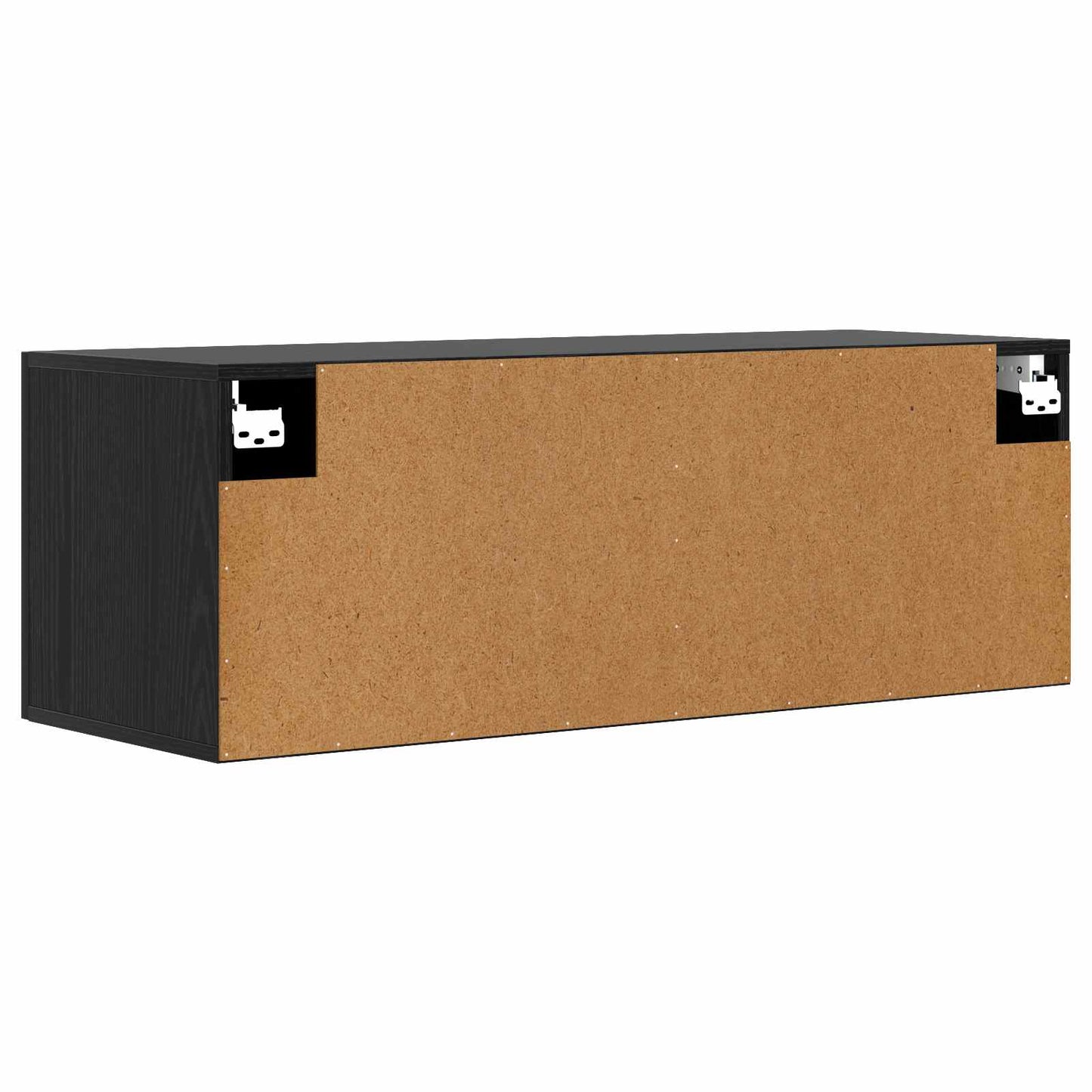Vægskab Sort eg 100 x 36,5 x 35 cm Konstrueret træ