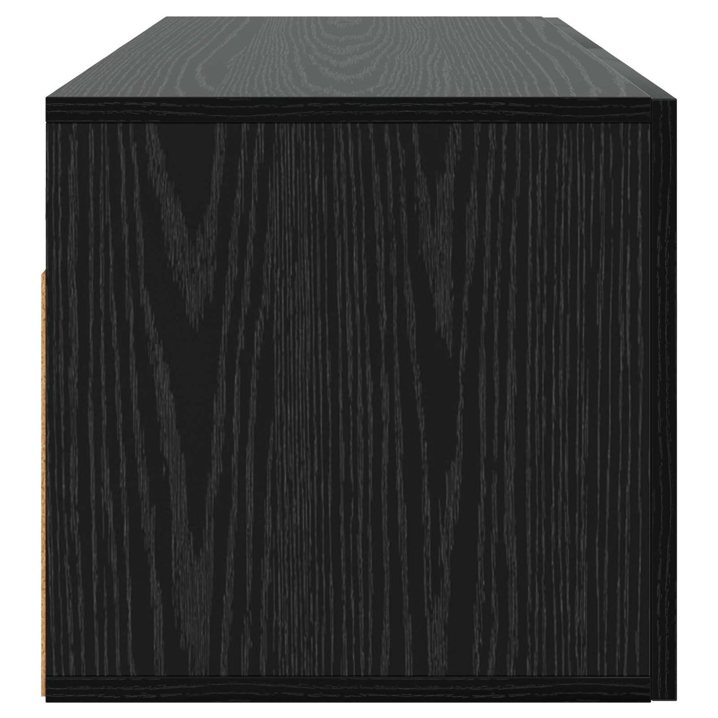 Vægskab Sort eg 100 x 36,5 x 35 cm Konstrueret træ